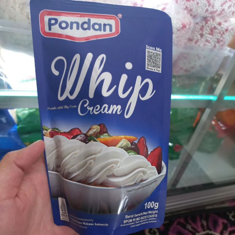 

Pondan Whip Cream 100g