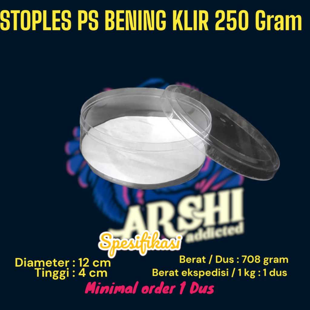 [1DUS ISI 12PCS] Toples Kue Kering 250gram + free packing