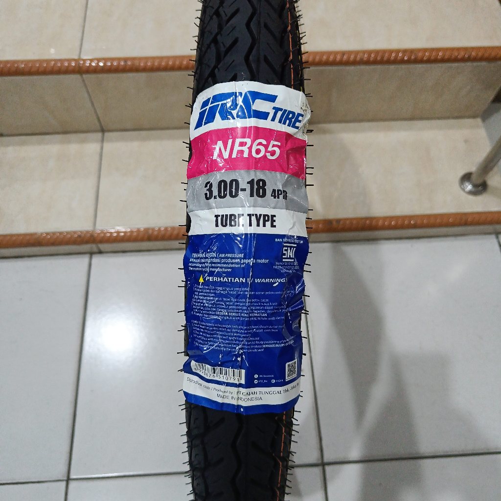 IRC NR65 300-18 Ban Motor ring 18 Tiger - Scorpio - Thunder 125 - RX King (Bukan ban tubeless)