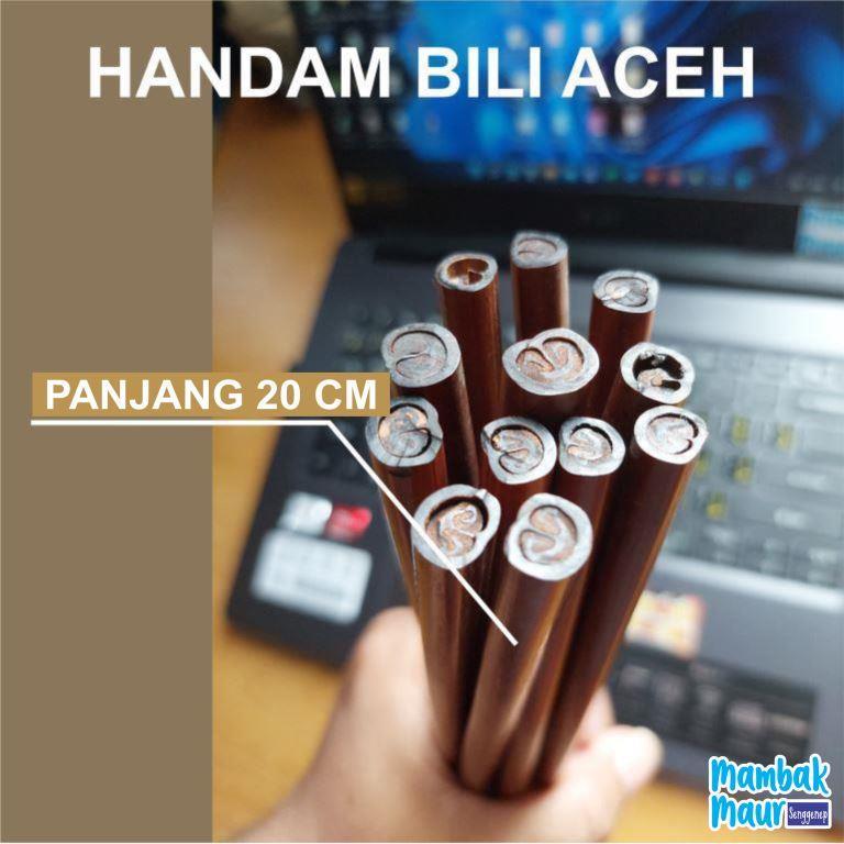 

ANDAM/HANDAM BILI DARI ACEH UNTUK QALAM/PENA KALIGRAFI PANJANG 20 CM