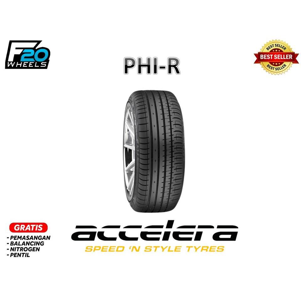 BAN MOBIL UKURAN 175 55 RING 15 TUBLES ACCELERA PHI-R 175 55 R15