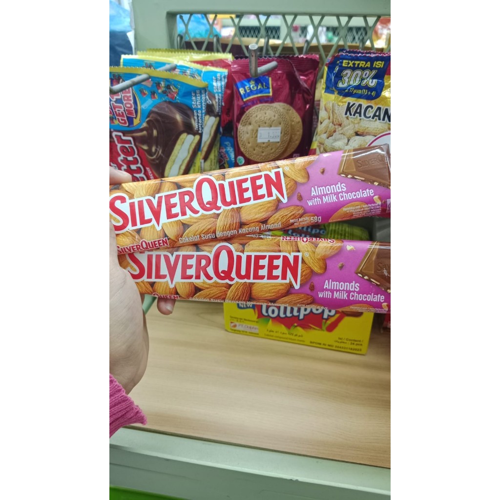 

Coklat Silverqueen 58gr All Varian