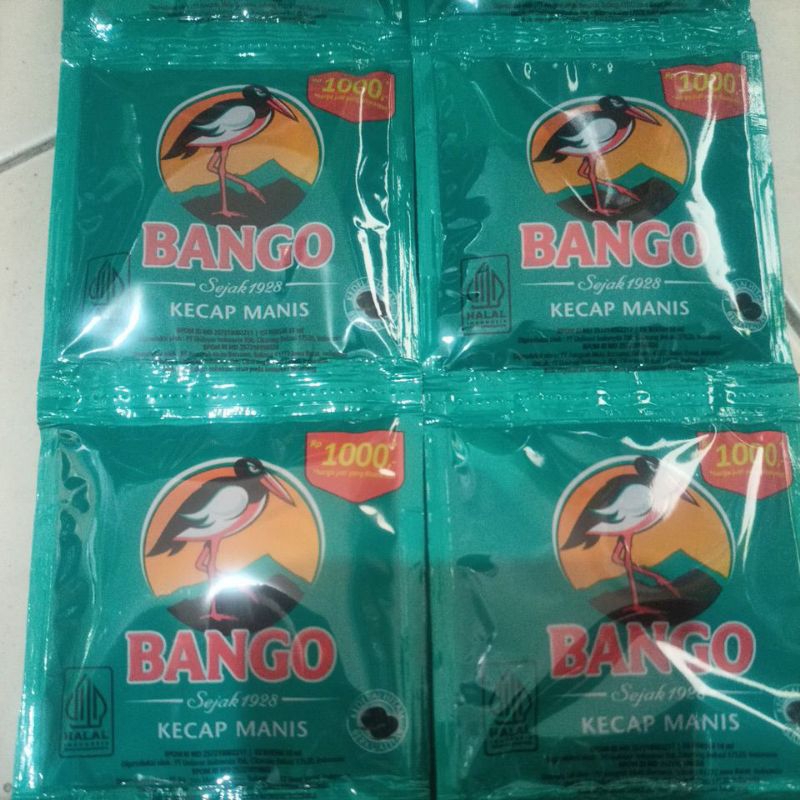 

Kecap Manis Bango Sachet 18 ml / Sweet Soy Sauce / Thick Soy Sauce