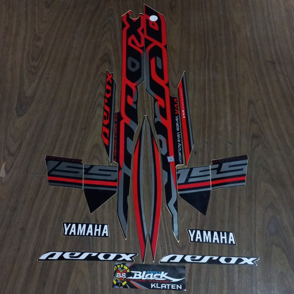 STRIPING AEROX 2022 STANDAR PABRIK