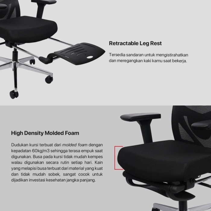 Fantech OCA259 PRO OCA259 PRO Kursi Kantor Kerja Office Chair
