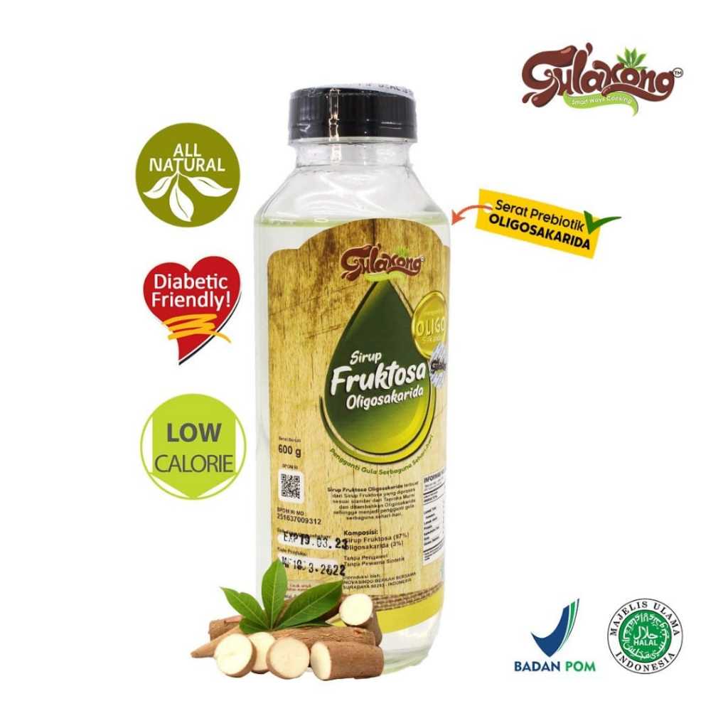 

Gulakong 600 Gr Probiotik - Gula Singkong Cair Gluten Free