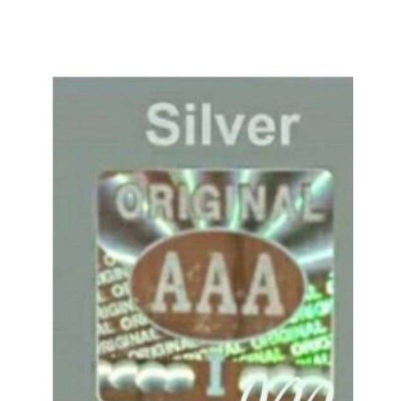 

stiker hologram original AA