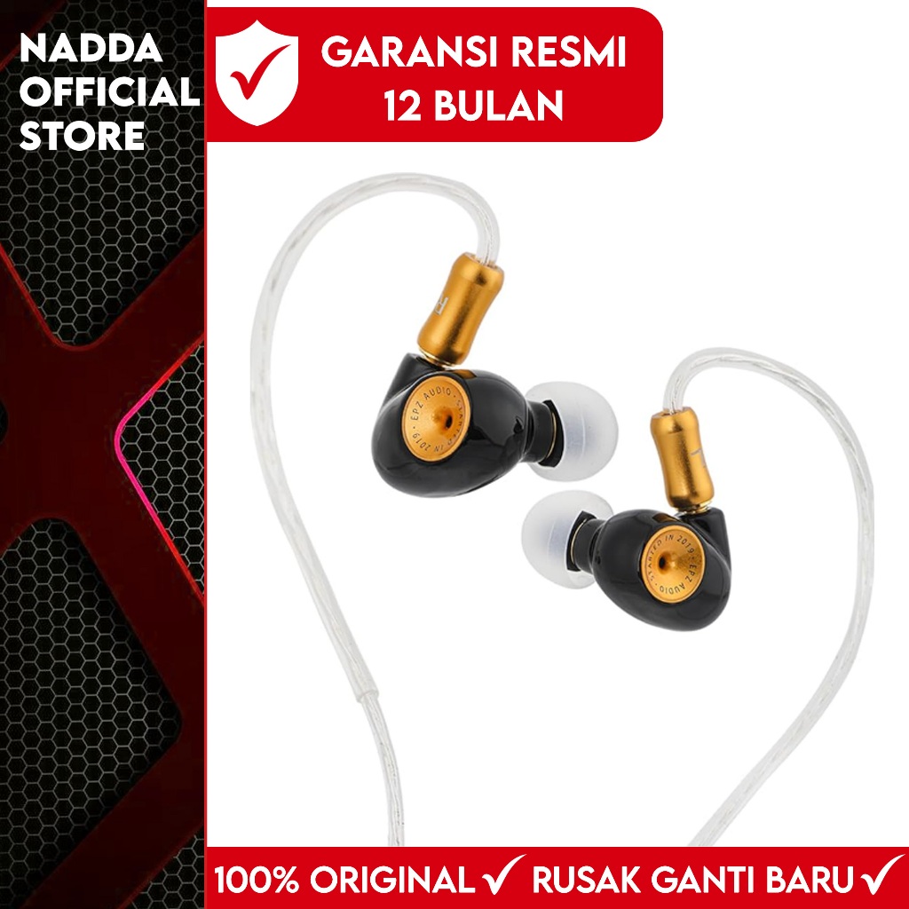 EPZ Q5 Earphone HIFI Ceramic Carbon Nano Moving Coil In Ear Monitor