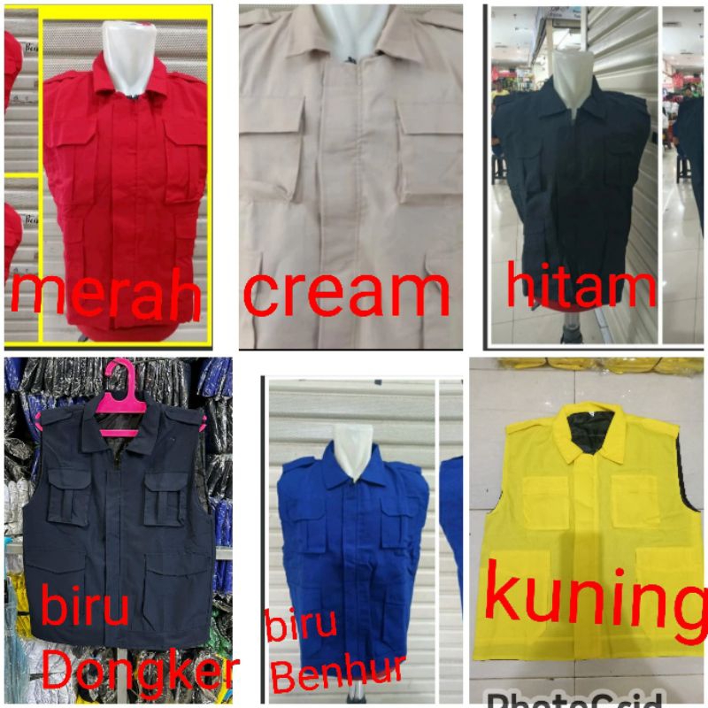 ROMPI MERAH POLOS/ ROMPI MERAH/ROMPI KUNING/ROMPI HITAM/ROMPI BIRU DONGKER/ ROMPI BIRU BENHUR/ VEST/