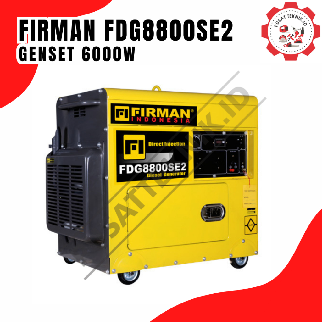 FIRMAN FDG 8800 SE2 GENSET SILENT SOLAR FIRMAN FDG 8800 SE2