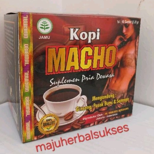 Kopi MACHO Suplemen Pria Dewasa