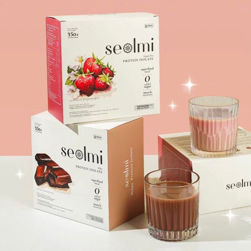 Seolmi Whey Protein Isolate Seolwhey Swiss Chocolate / Vegan Pea Strawberry