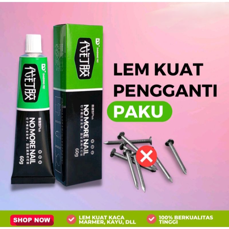 LEM KUAT PENGGANTI PAKU TEMBOK