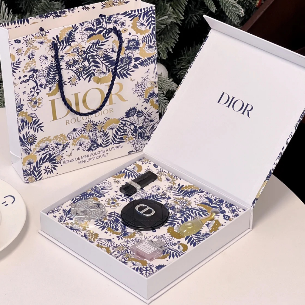 Dior Gifts Set /Dior J'Adore EAU De Toiltte 5ml /Miss Dior EAU De Toilette  5ml /Rouge Dior Lipstik 