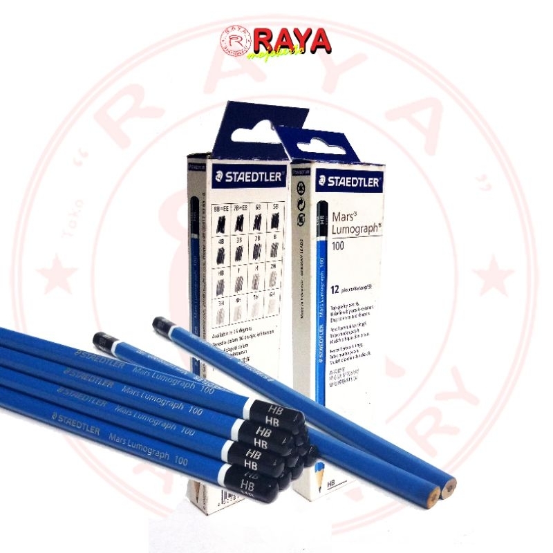 

Pensil Staedtler 100 - HB Mars Lumograph