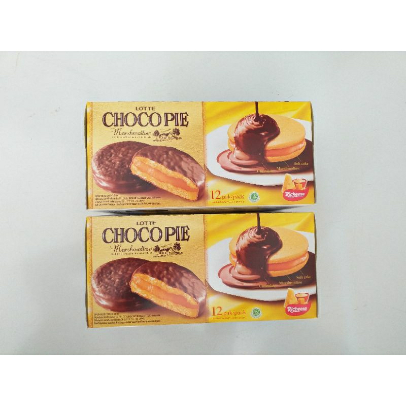 

Lotte Chocopie Marshmallow 28 Gram 1 Box