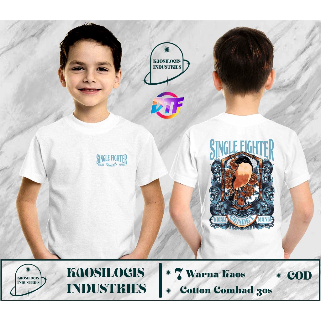 Kaos Anak Pecinta Burung Cendet Kicau Mania Nusantara Kicau Mania Indonesia Burung Cendet