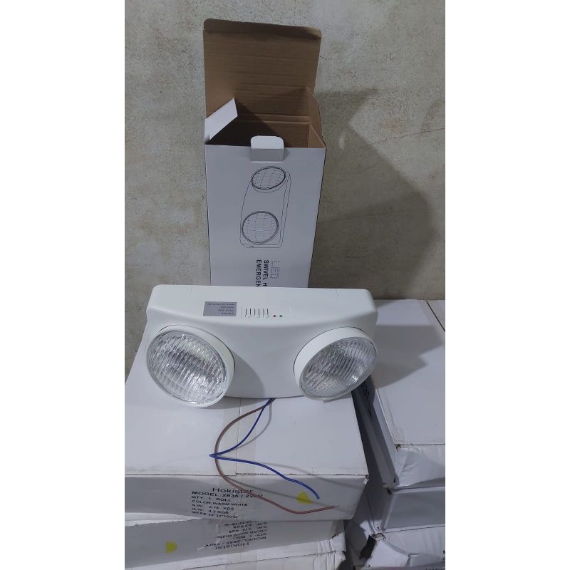 LAMPU EMERGENCY LED MATA KUCING DARURAT EMERGENCI TEMPEL DINDING OUTBOW PLAFON LED 10 W 10WATT