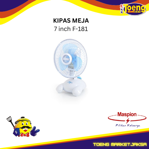 DESK FAN 7 inch F-181 220V MASPION