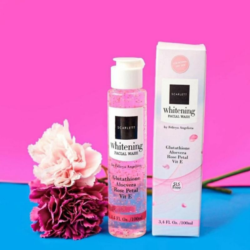 SABUN MUKA PEMUTIH WAJAH SCARLETT WHITENING FACIAL WASH
