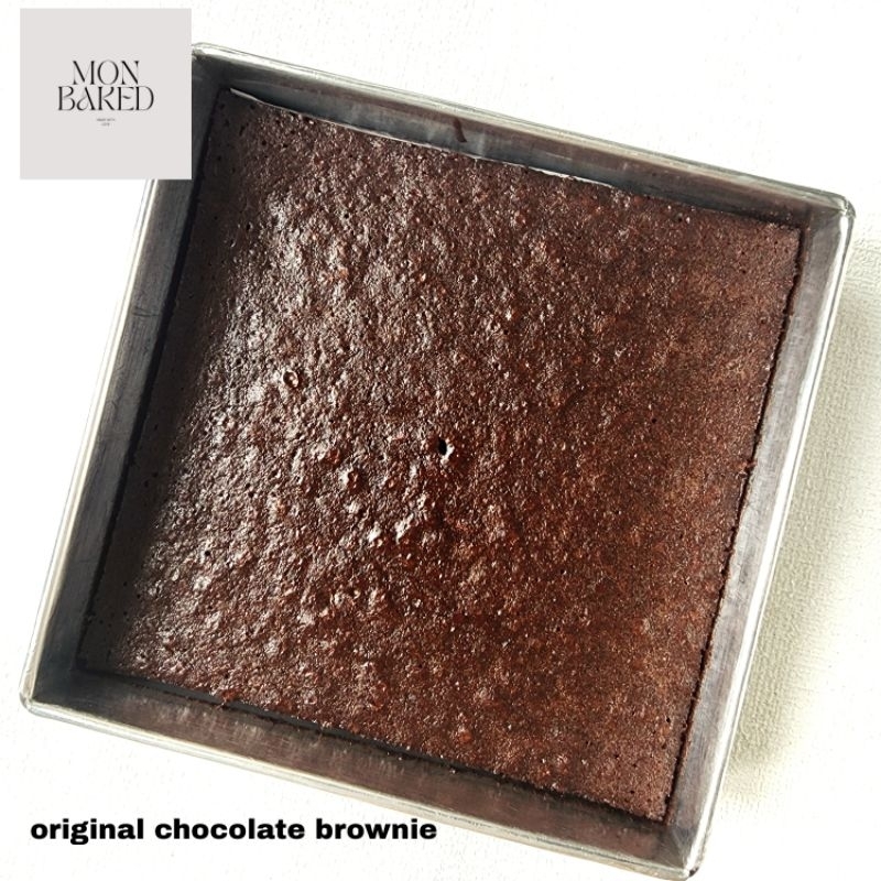 

MONBAKED Brownies chocolate original coklat bronis ukuran 20x20