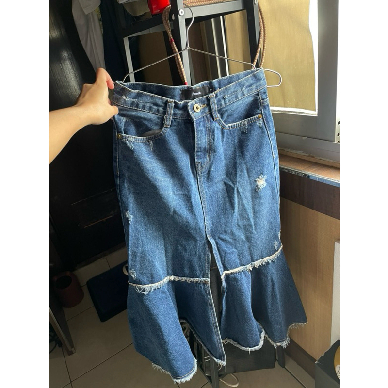 Pomelo Denim skirt