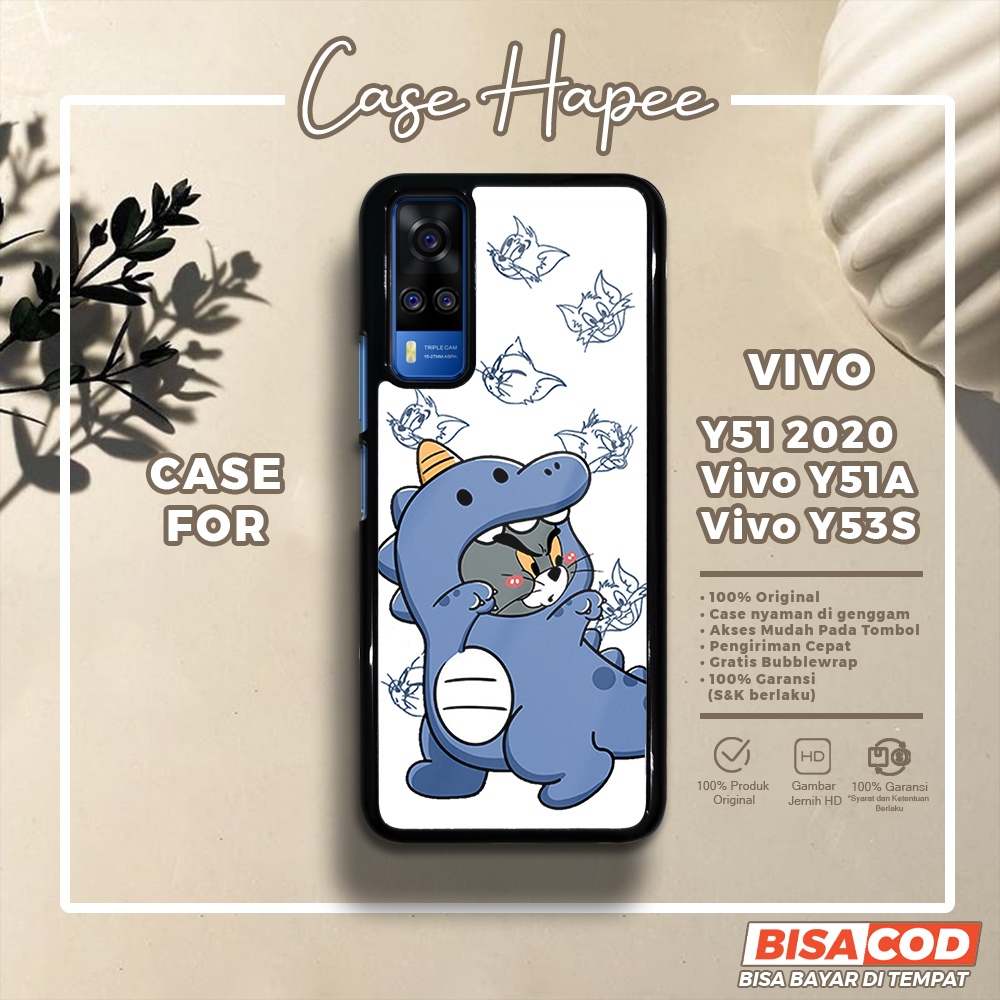 Case Vivo Y51 2020 Y51A Y53S Casing Vivo Y51 2020 Y51A Y53S [SPBB] Casehapee Case Glossy Case Aesthe