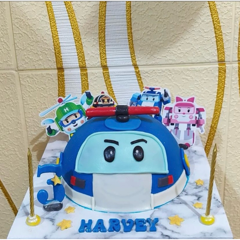 

Pinata cake robocar poli