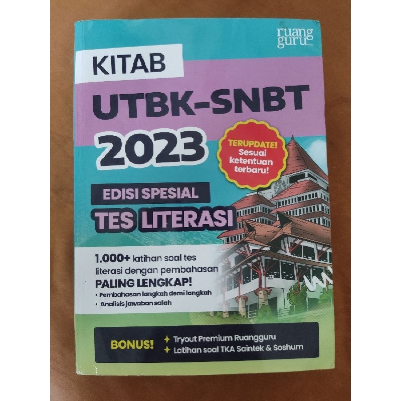 Buku Kitab UTBK-SNBT 2023 Tes Literasi