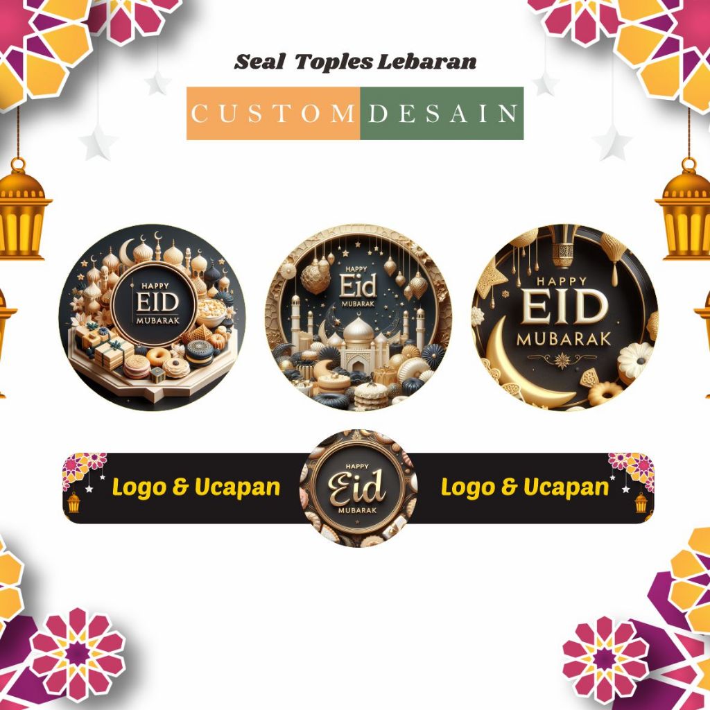 

[ 1 pack 10pcs ] Cetak Stiker Seal Custom Label / Stiker Hampers / Stiker Wedding / Segel Toples Gratis Desain