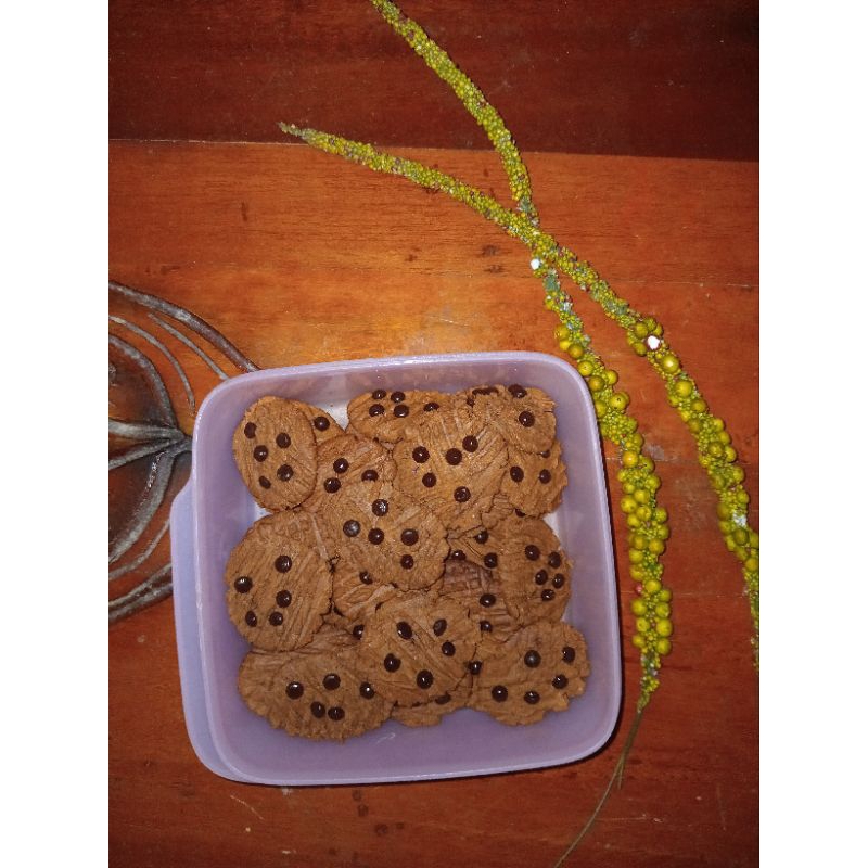 

Cookies Chocochips Biskuit Kue Lebaran enak bergizi Kue Kering Coklat Good Time