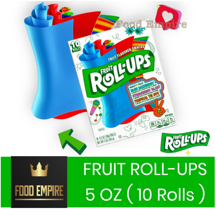 

FRUIT ROLL - UPS Variety pack 5 oz | Fruit Flavored Snacks 141 gram