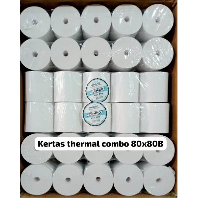 

kertas thermal 80 x 80B combo # MW