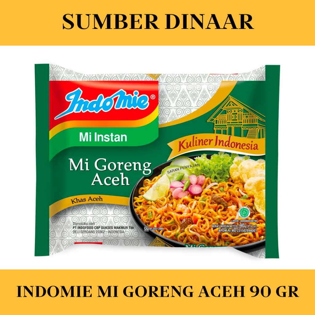 

Indomie Goreng Aceh 90G Indomie Instant