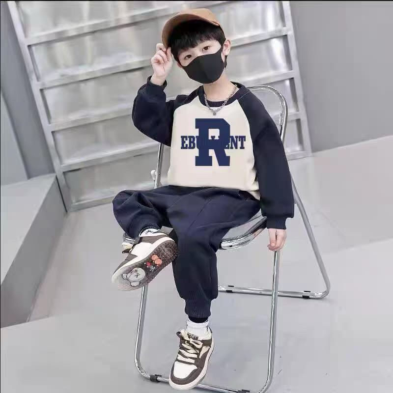 Setelan sweater anak laki-laki import 6-10 tahun