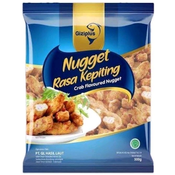 

✨ FSFF ✨ [instant] Giziplus Nugget Ikan Rasa Kepiting 500g