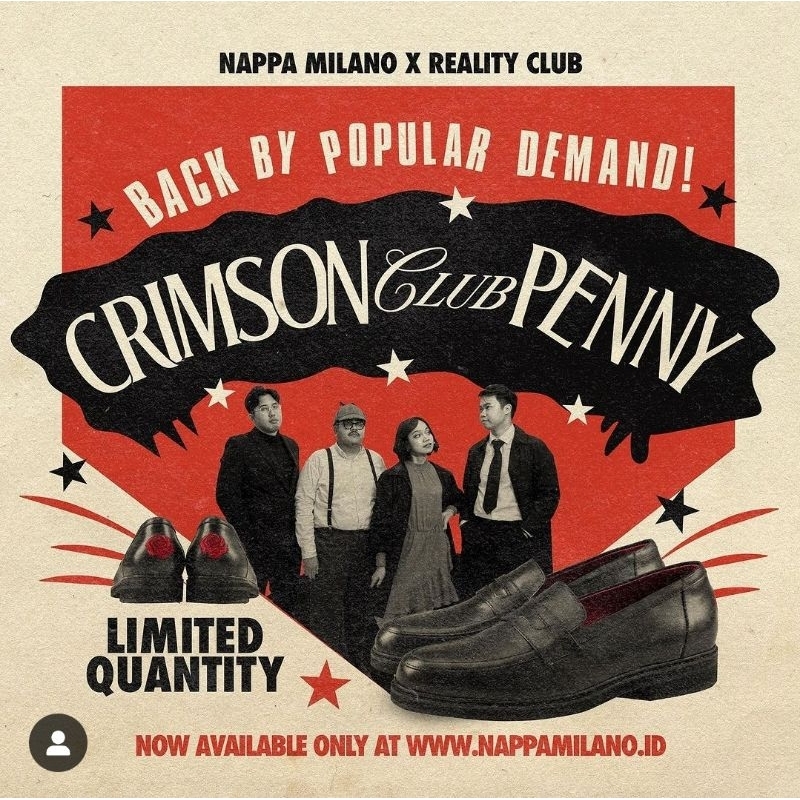 Crimson Club Penny , Nappa Milano x Reality Club