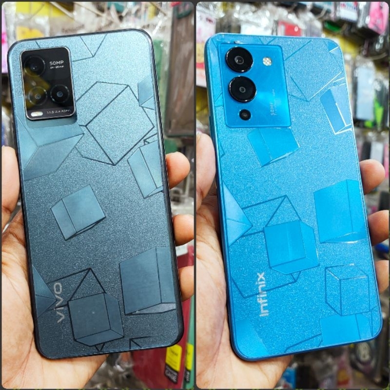 Garskin Motif 3D Cube Infinix Zero 2, Zero 2 LTE, Zero 3, Zero 4, Zero 4 Plus, Zero 5, Zero 5 Pro, Z