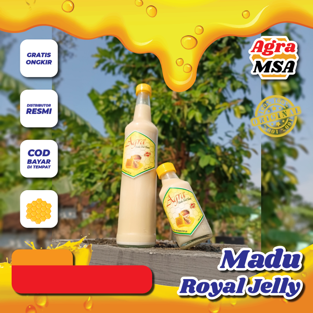 

AGRA Madu - Madu Asli Murni Tanpa Campuran | Royal Jelly | Original