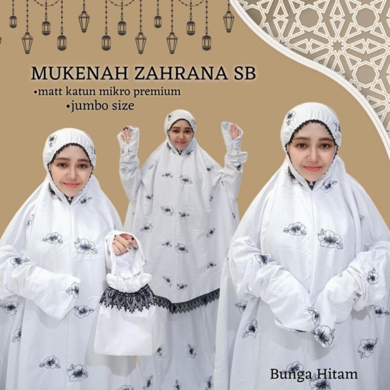 MUKENA ZAHRANA ATAS BAWAH STELAN BERLENGAN