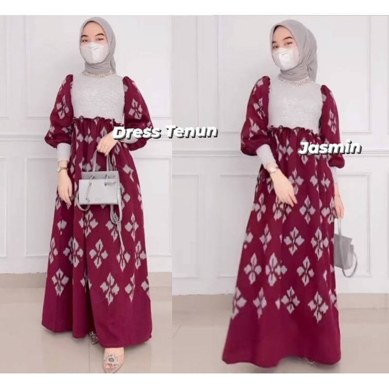 Jasmin Rosa - Dress dan Kemeja Tenun