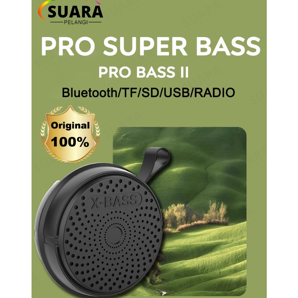 PRO SUPER BASSSpeaker Bluetooth Mini Super Bass Music Box Full Bass Portabel Wireless Original HiFi 