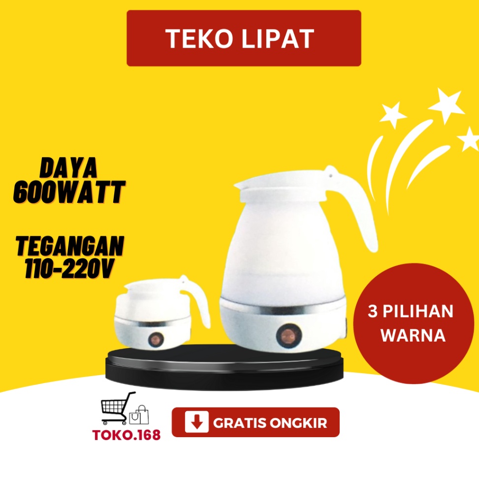 HMP VIODA Travelling Folding Kettle  Teko Lipat  Teko Portable  Teko Listrik Lipat