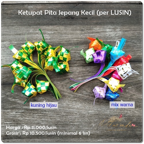 

ALB-46 : Ketupat Pita Jepang Kecil (per LUSIN)