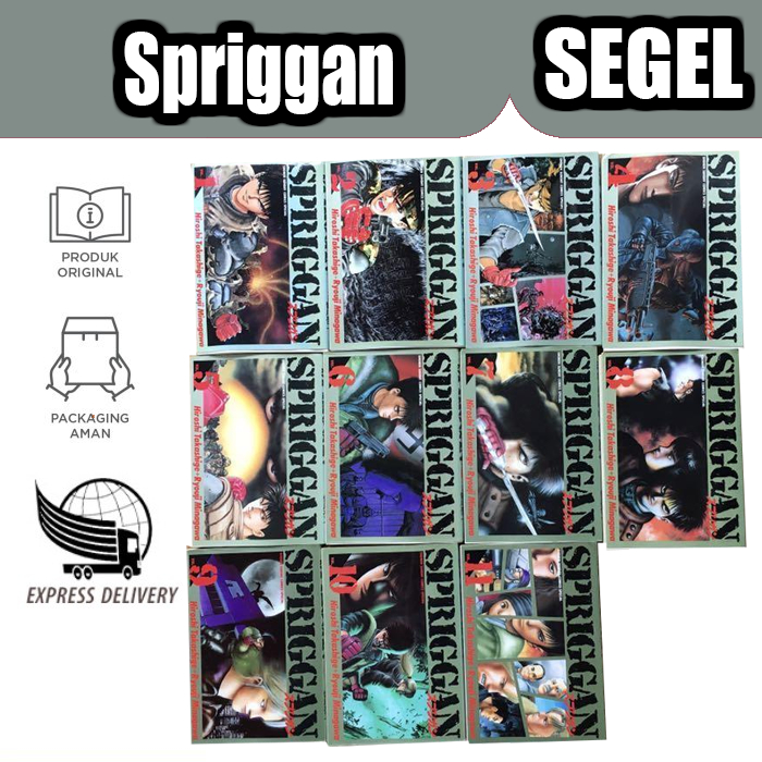 Komik SPRIGGAN Baru Original Segel - VOLUME 01 s/d 11 (TAMAT)