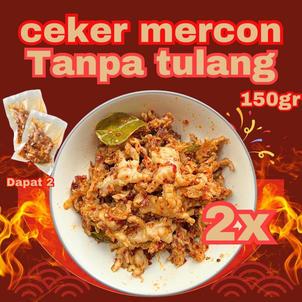 

[Dapat 2] Ceker Mercon Tanpa Tulang Oseng 150gr