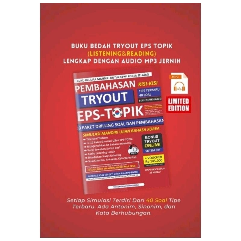 Tryout Ujian Bahasa Korea EPS TOPIK terbaru