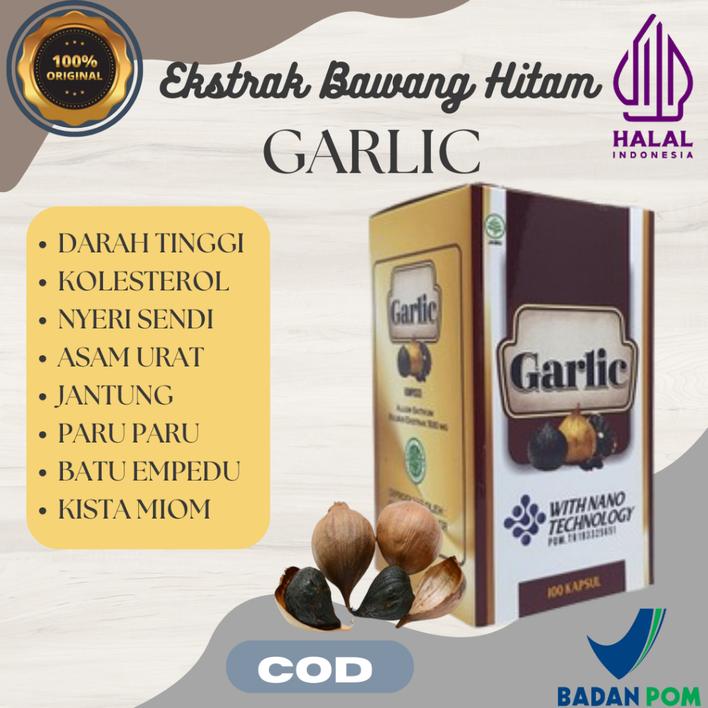 GARLIC Ekstrak Bawang Hitam Herbal Kaya Manfaat