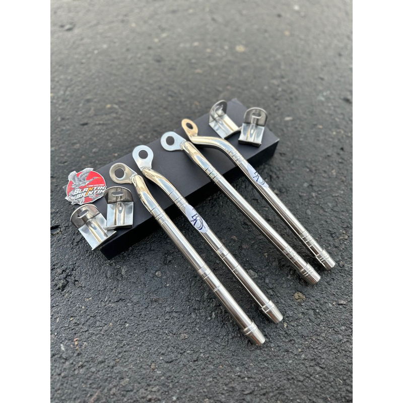 begel cb panjang stenlis shock tabung atas stenlis begel cb stenlis asli hand made nganjuk