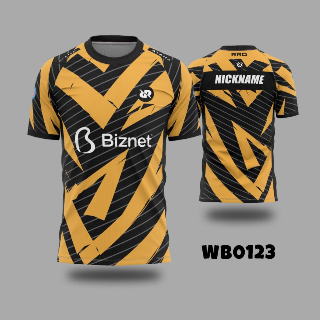 Kaos Jersey Gaming Custom eSport RRQ Blaze Edition 2024